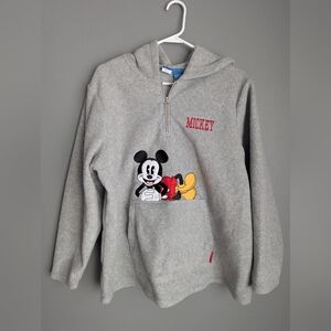 Disney Gray Fleece Pullover